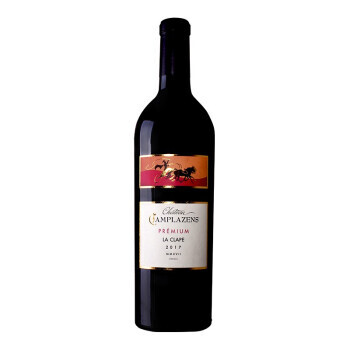 京东PLUS会员：LA CLAPE 战马 ChateauCamplazensPremium 红酒 750ml *2件