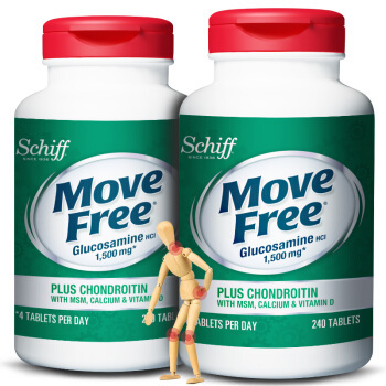 Move Free益节 氨糖维骨力高钙氨糖 240粒 *2件