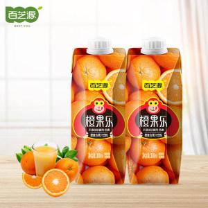 百芝源 橙果乐 鲜榨橙汁 0防腐剂色素 330ml*6瓶