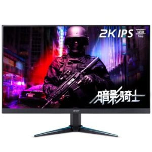 京东PLUS会员： acer 宏碁 暗影骑士 VG270U bmiipx 27英寸2K IPS显示器 75Hz