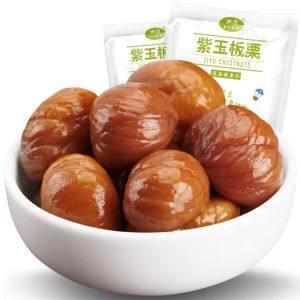 紫玉 正宗迁西板栗仁 100g*4袋 0防腐剂
