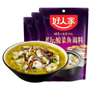 好人家 酸菜鱼调料包 350g*3袋