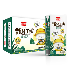 盼盼 甄豆工坊豆奶香豆乳250ml*18盒*2件 39.9元包邮