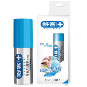 京东PLUS会员： Saky 舒客 专业口腔护理商务口喷 18ml 薄荷口味 *11件