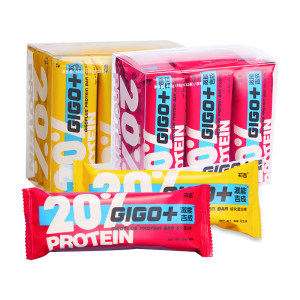 初吉 乳清威化蛋白棒 465g/12根 *2件 5层蛋白夹心 拍2件39元包邮