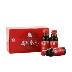 正官庄 6年根高丽参元液 抗疲劳 100ml 拍2件20瓶109.5元包邮