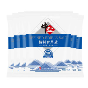 中盐 深层井矿盐 400g*6袋