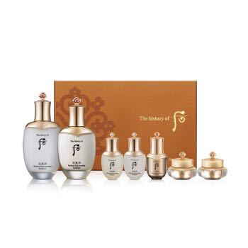 京东PLUS会员：WHOO 后 天气丹 花献水乳套装（化妆水150ml+乳液110ml+霜25ml）