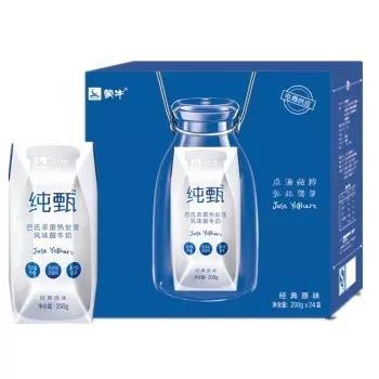 限东北：蒙牛纯甄 常温风味酸牛奶 200g*24 *2件