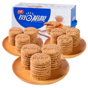 华美 饱腹粗粮饼干 1500g 三种口味可选 22.9元包邮