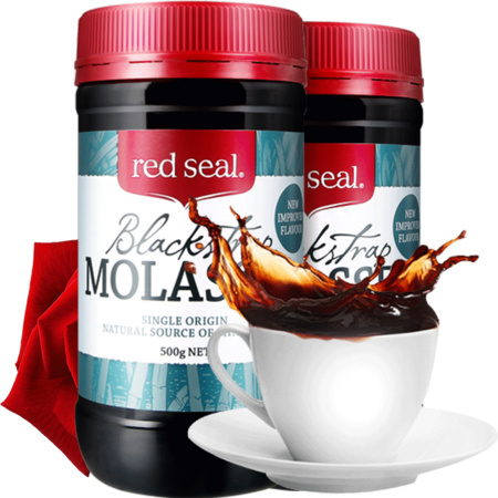 red seal 红印 优质黑糖 低糖高铁 500g*2瓶