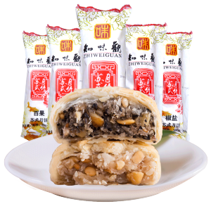 百年老字号 知味观 筒装苏式月饼 多口味 360g *2筒