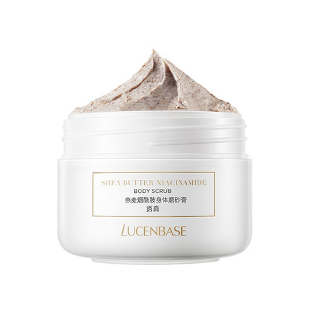 狂暑季：LUCENBASE 透真 和燕麦烟酰胺身体磨砂膏 250g *4件