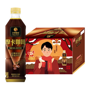 男篮指定饮品 中沃 沃顿即饮咖啡500ml*15瓶