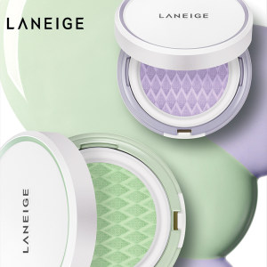 爱茉莉 兰芝 Laneige 妆前雪纱丝柔防晒隔离气垫 赠替换装 100元礼遇价 直降20元