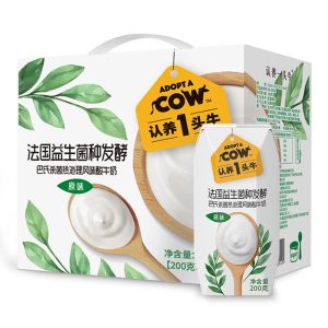 认养一头牛 常温风味酸奶 200g*12盒