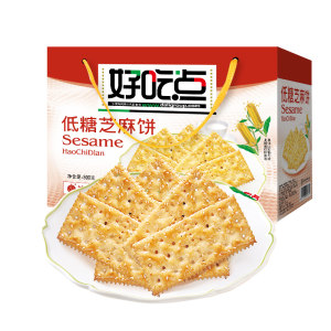 天猫超市 达利旗下 好吃点 低糖芝麻酥饼干 800g/箱