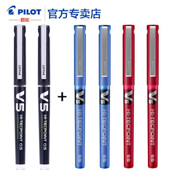 PILOT 百乐 BXC-V5 中性笔 2支+ BX-V5 中性笔 4支