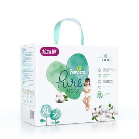 88VIP：Pampers 帮宝适 纯净帮 Pure拉拉裤 XL30 *3件