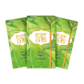 京东PLUS会员：glico 格力高 百醇注心巧克力 抹茶慕斯味 48g*3盒装 *9件