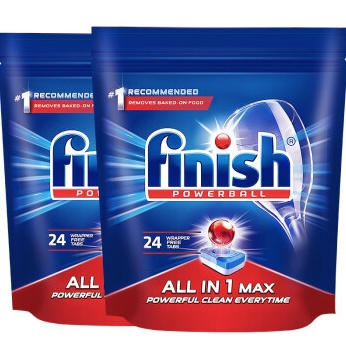 京东PLUS会员：finish 亮碟 洗碗机专用洗涤块 396g*2