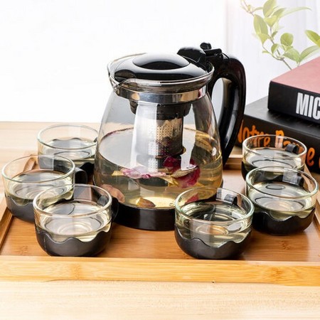 逸水缘 玻璃泡茶壶 1000ML