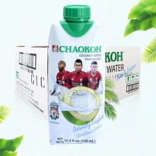 泰国进口CHAOKOH 俏果 新鲜生榨0添加椰子水330ml*12瓶