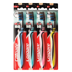 Colgate 高露洁 适齿炭牙刷 4支 *2件