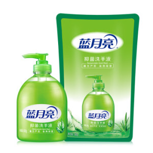 蓝月亮 芦荟抑菌 洗手液 组合装1kg（500g+500g） *6件
