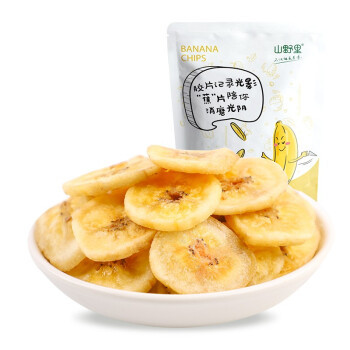 京东PLUS会员：山野里 香蕉脆片 70g *3件