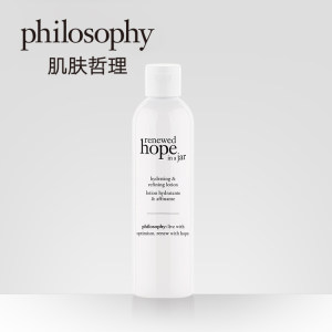 京东PLUS会员： Philosophy 自然哲理 一瓶希望 保湿焕采嫩肤水 240ml *3件