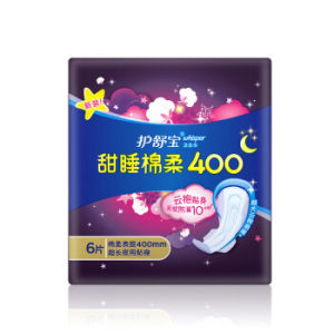 whisper 护舒宝 甜睡棉柔超长夜用卫生巾 400mm*6片 *12件