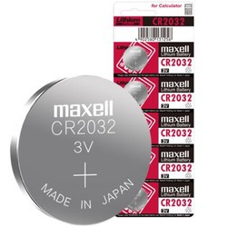 Maxell 麦克赛尔 CR2032/CR2025/CR2016 纽扣电池 5粒装