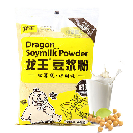 龙王 速溶豆浆粉 原味/甜味 480g/袋