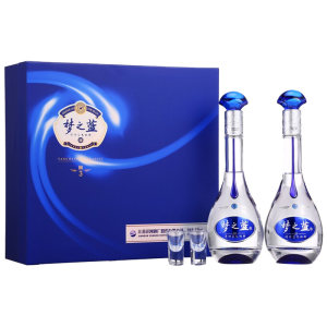  洋河 蓝色经典 梦之蓝M3 52度 浓香型白酒 500ml*2瓶 礼盒装 828元狂暑价