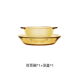 美国 康宁 家用耐热玻璃碗碟套装
