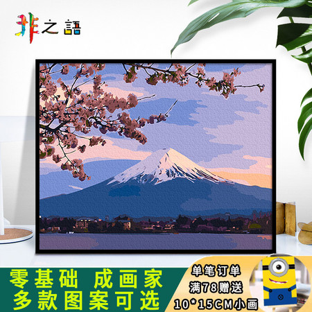 非之语 数字油画 diy油彩装饰画 多款可选 40*50*1.6cm厚