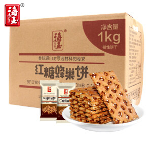 海玉 红糖蜂巢饼 1000g*2件