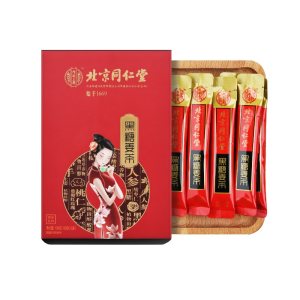 北京同仁堂 黑糖姜茶 10g*10条 祛湿去寒暖宫 调理大姨妈 14.9元包邮