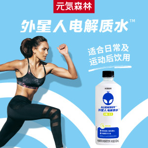 元気森林出品 外星人 0糖电解质运动饮料 青柠味 500ml*15瓶