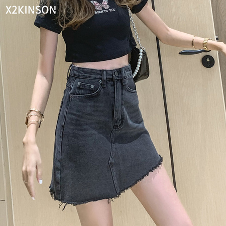 X2 KINSON JLDQ001 不规则A字裙