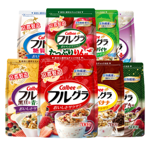 日本销量第一 Calbee 水果麦片 700g*2袋 6口味任选 94元包邮
