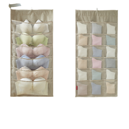 博美纳 内衣收纳挂袋 29*36cm 8格 *3件