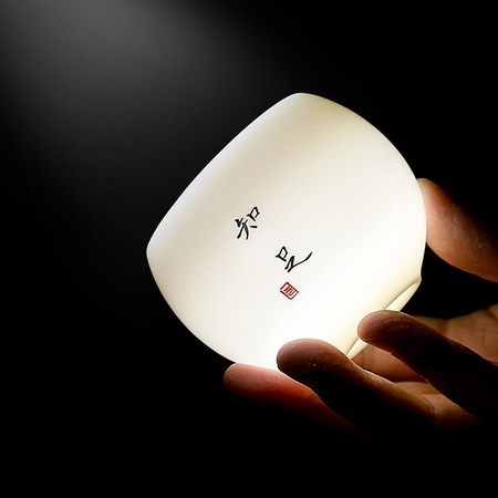 善快 羊脂玉瓷茶杯 150ml