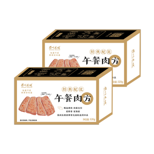 眉州东坡 原味无淀粉午餐肉320g*3盒 4.9高分 75元狂暑价
