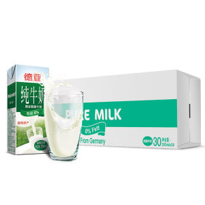 德国原装进口 德亚 脱脂纯牛奶 200ml*30盒