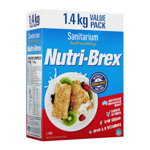 临期好价 澳洲进口 nutri-brex 麦片饼干 2.8斤 约80块