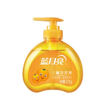 蓝月亮 儿童健康洗手液 甜橙香味 225g