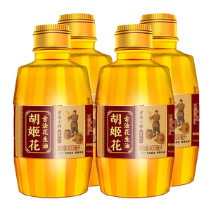 胡姬花 古法小榨花生油 400ml*4瓶
