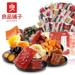 良品铺子 零食大礼包 600g 9种零食荤素搭配 共30袋